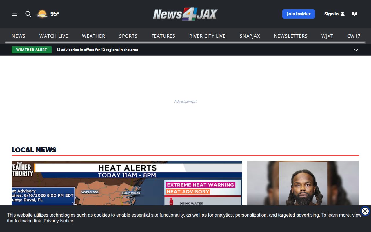 News4JAX regional St. Johns County crime and arrest news