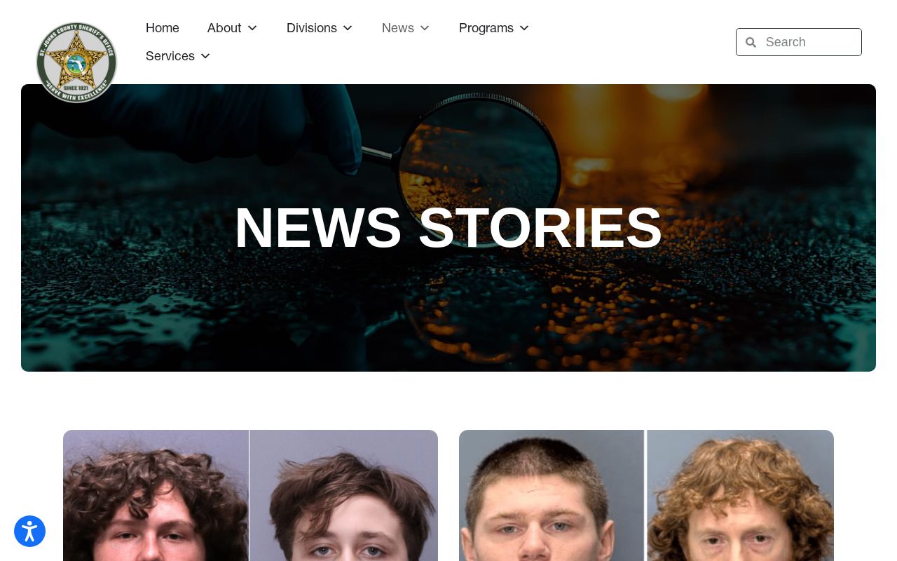 St. Johns County Sheriff official arrest news releases